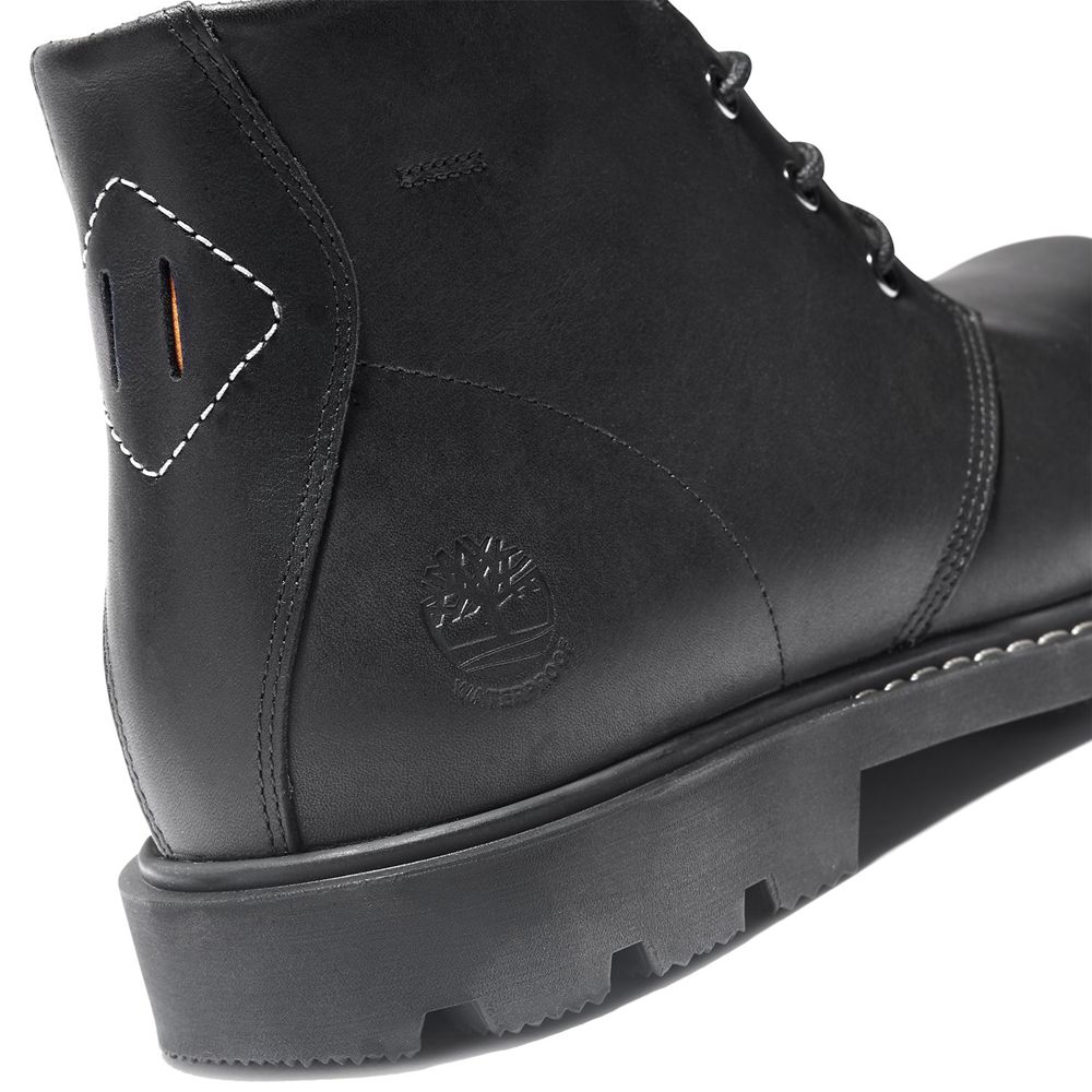 Timberland Mens Chukka Boots Belanger EK+ Waterproof - Black - India FJ4935021